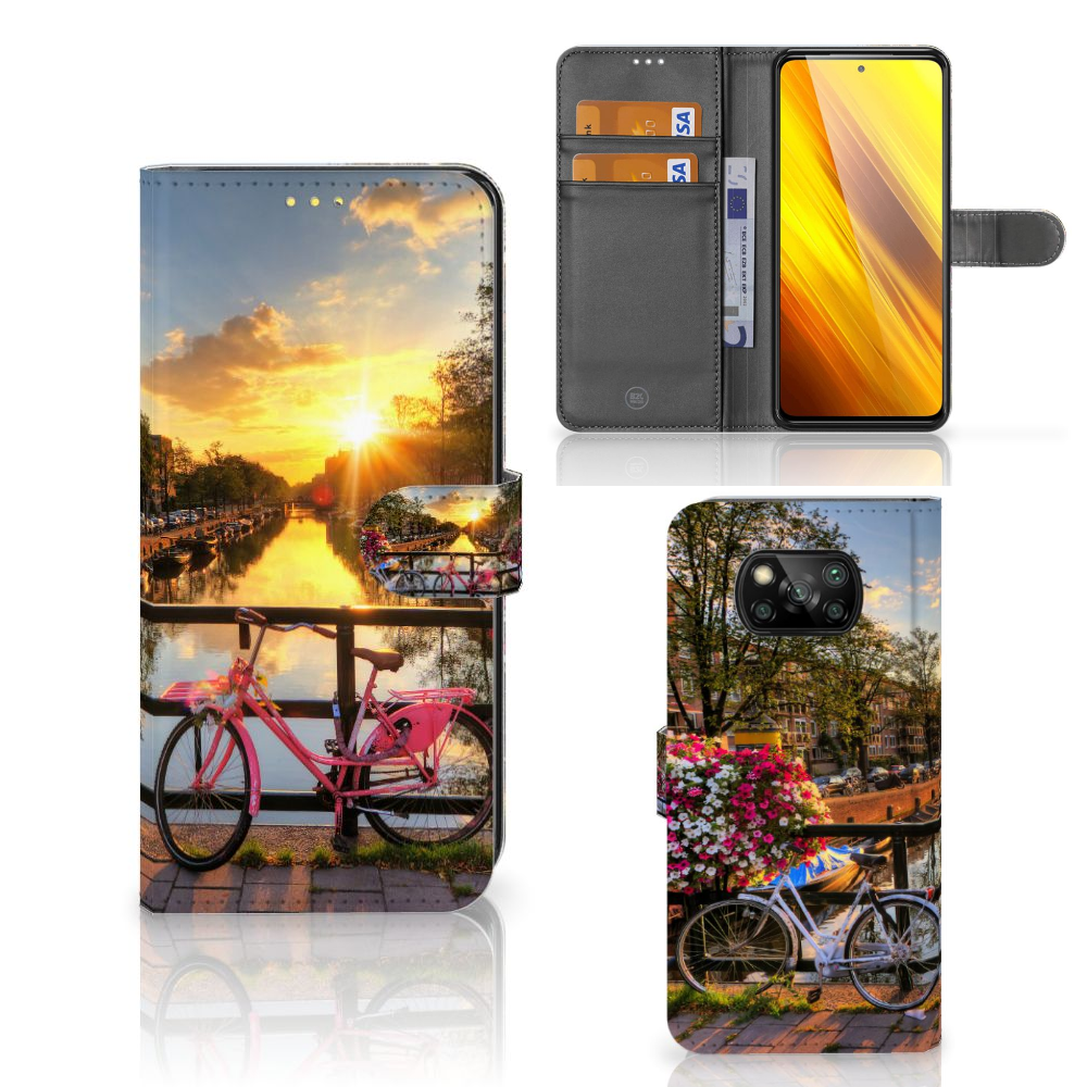 Xiaomi Poco X3 | Poco X3 Pro Flip Cover Amsterdamse Grachten
