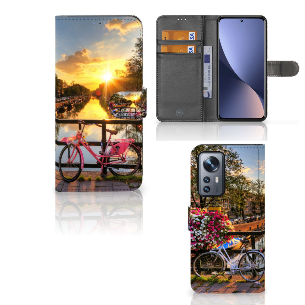 Xiaomi 12 Pro Flip Cover Amsterdamse Grachten