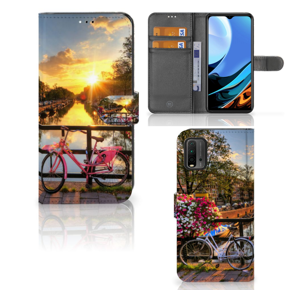 Xiaomi Redmi 9T | Poco M3 Flip Cover Amsterdamse Grachten