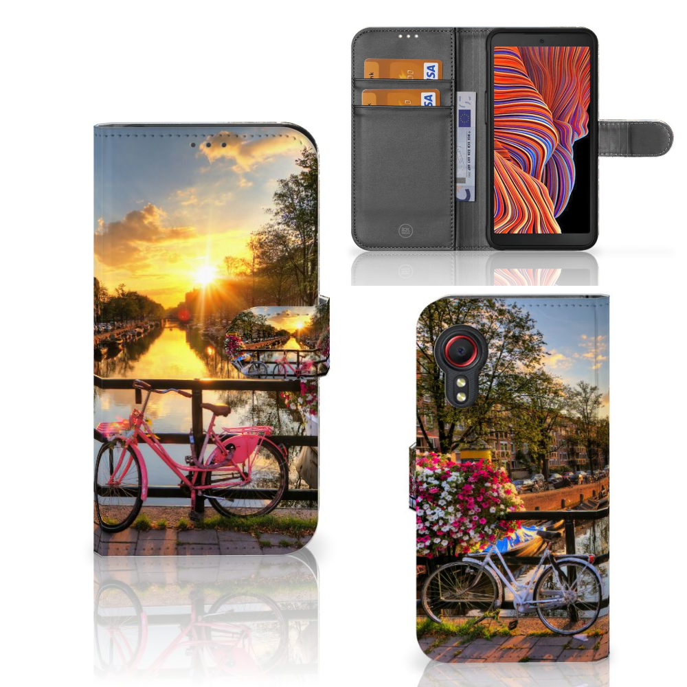 Samsung Galaxy Xcover 5 Flip Cover Amsterdamse Grachten
