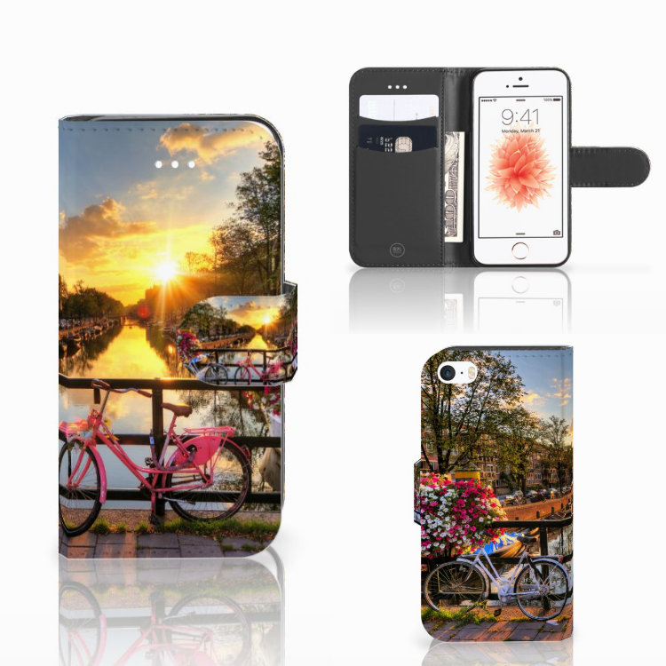 Apple iPhone 5 | 5S Bookstyle Hoesje Amsterdamse Grachten