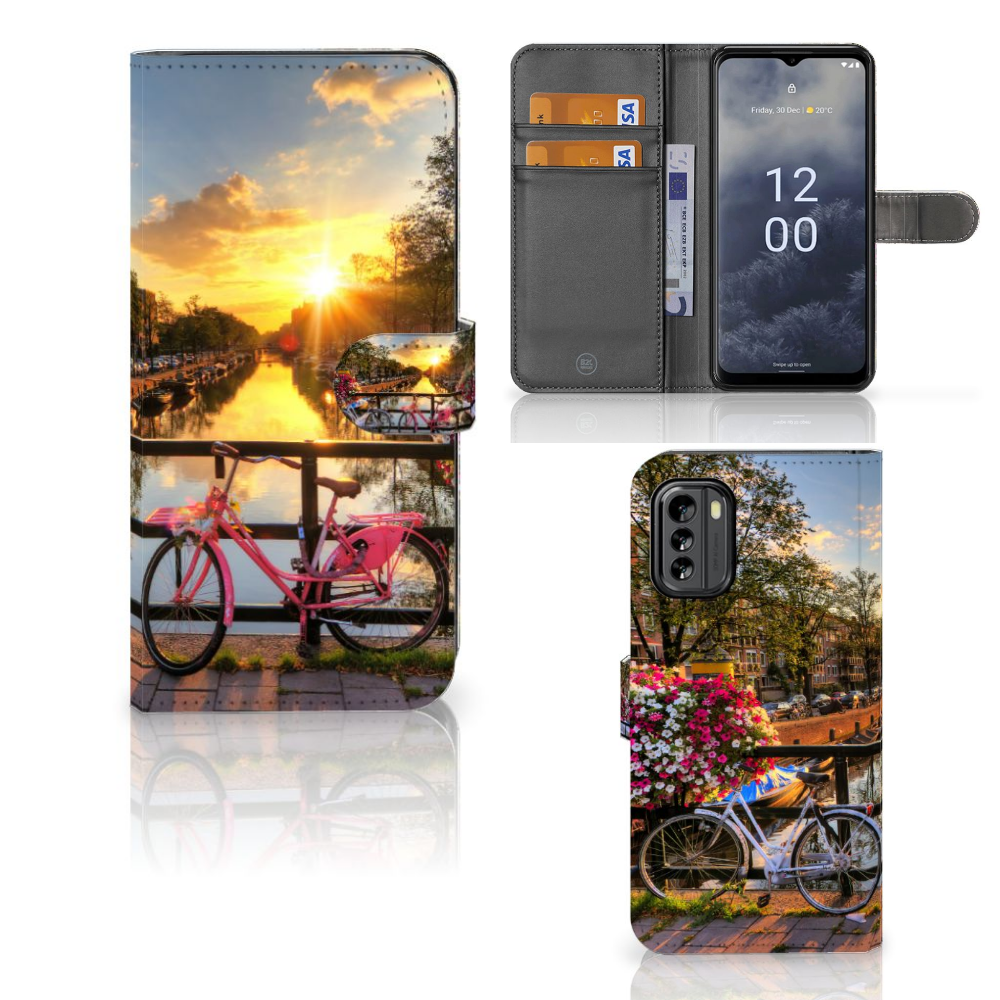 Nokia G60 Flip Cover Amsterdamse Grachten