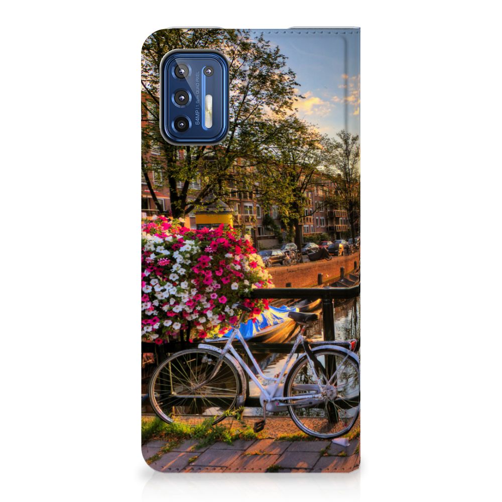 Motorola Moto G9 Plus Book Cover Amsterdamse Grachten