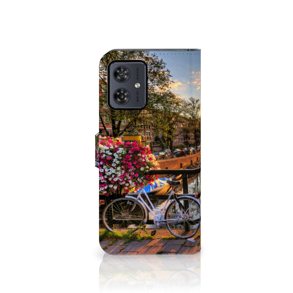 Motorola Moto G54 Flip Cover Amsterdamse Grachten