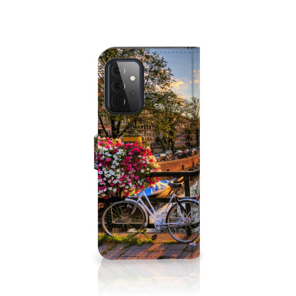 Samsung Galaxy A72 Flip Cover Amsterdamse Grachten