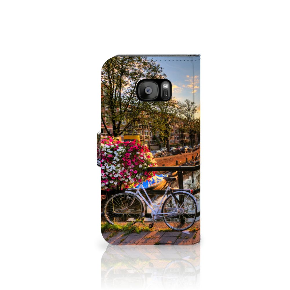 Samsung Galaxy S7 Edge Flip Cover Amsterdamse Grachten