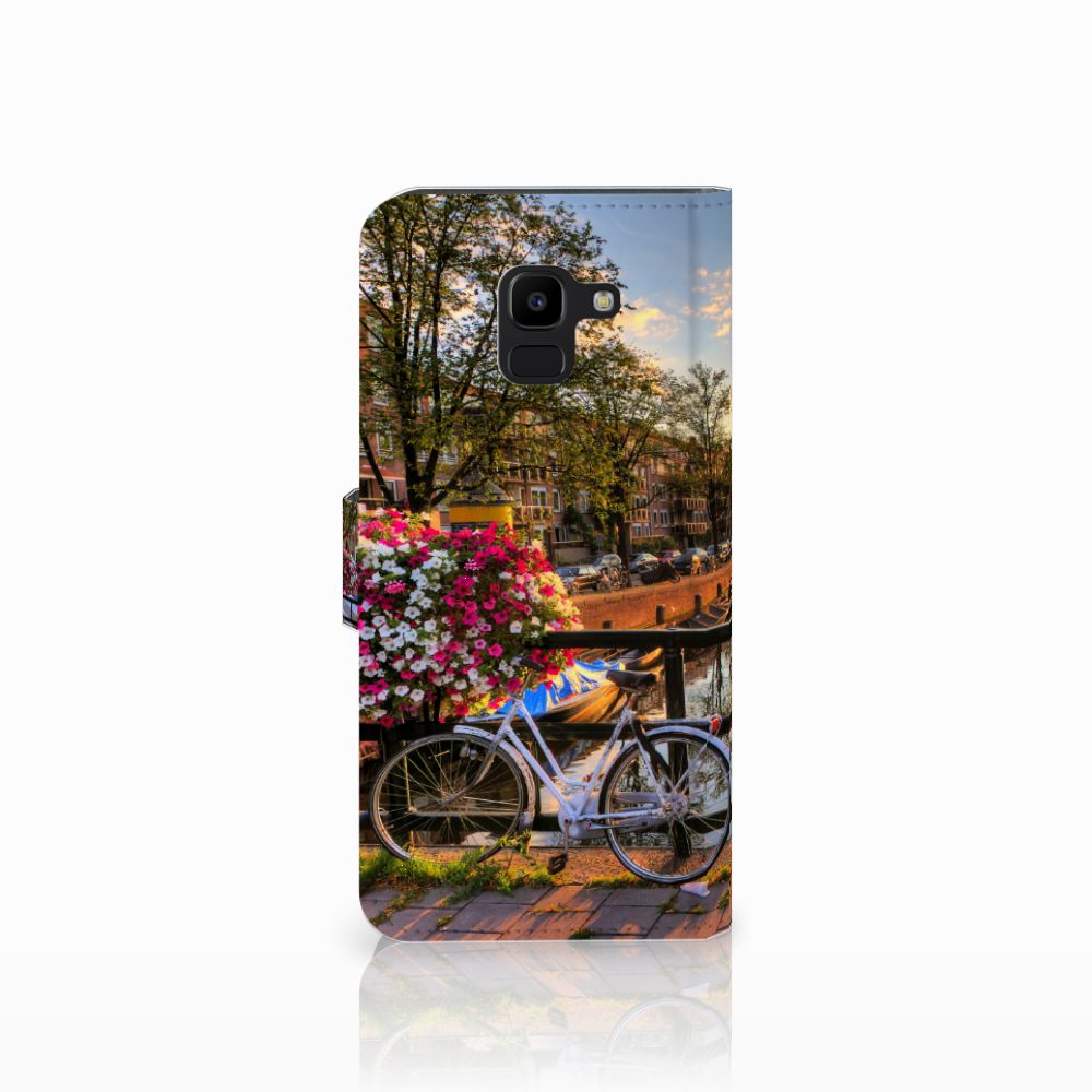Samsung Galaxy J6 2018 Flip Cover Amsterdamse Grachten