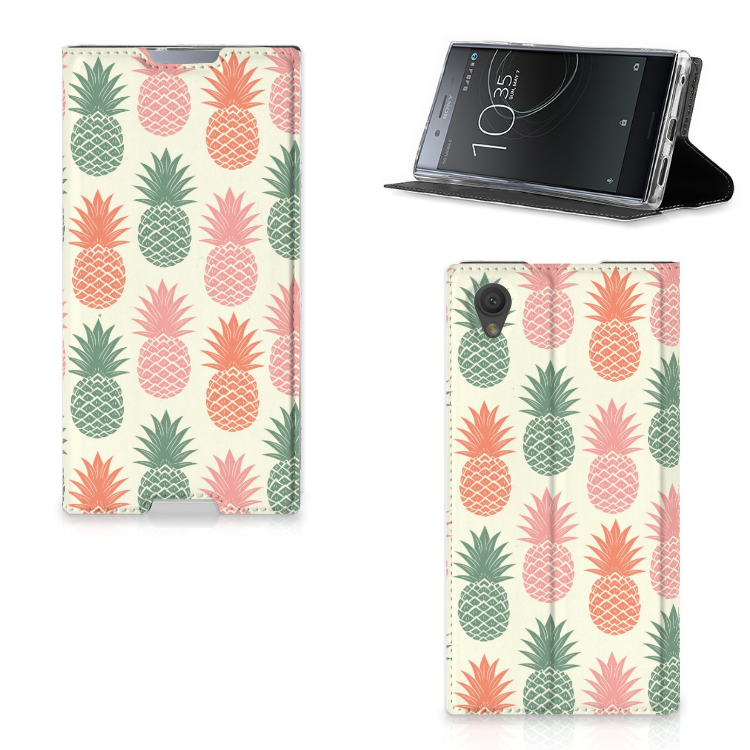 Sony Xperia L1 Flip Style Cover Ananas 