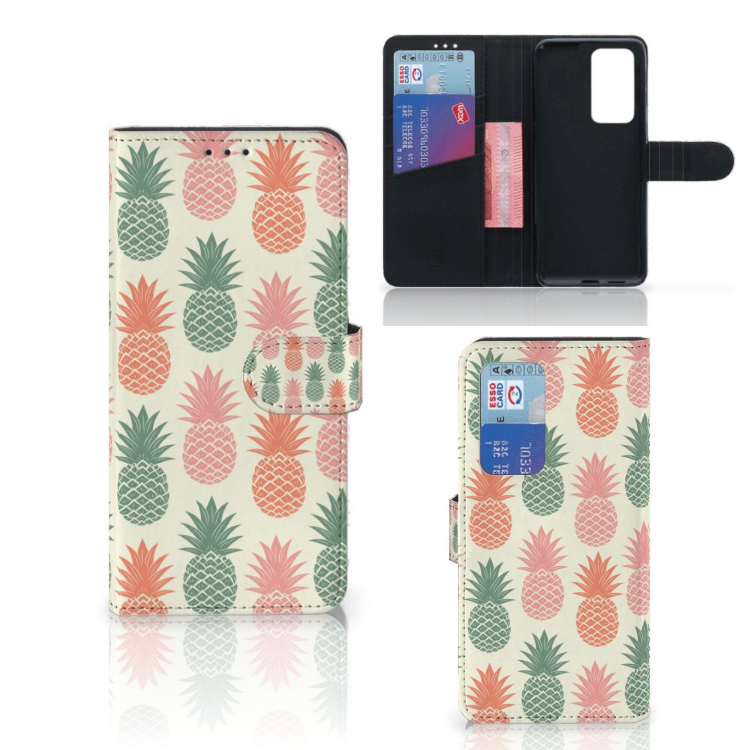 Huawei P40 Pro Book Cover Ananas 