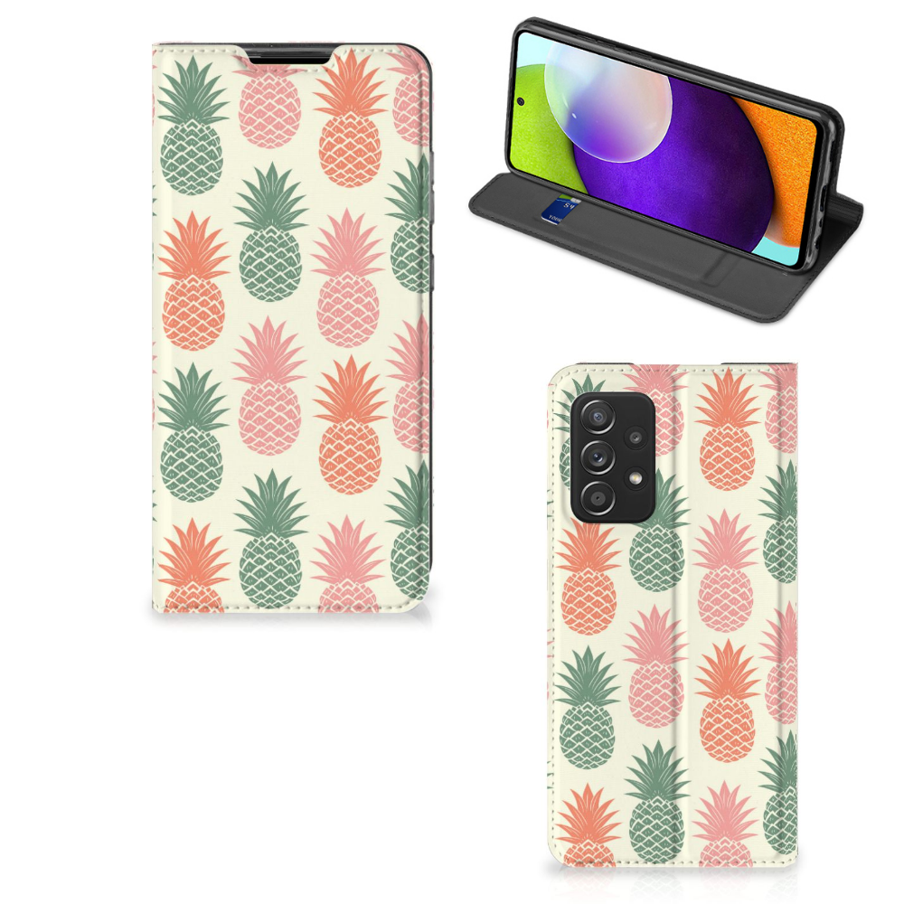 Samsung Galaxy A52 Flip Style Cover Ananas 