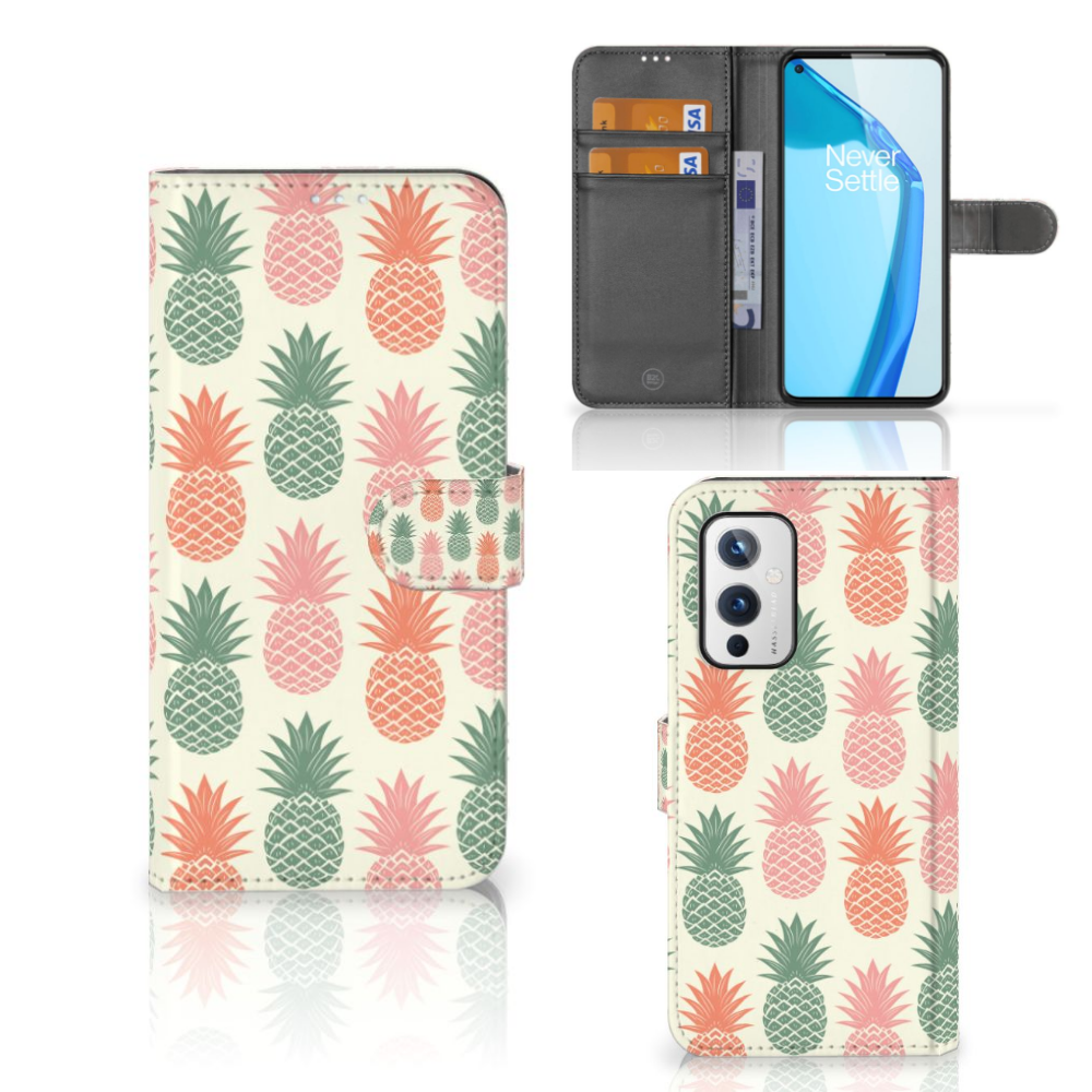 OnePlus 9 Book Cover Ananas 