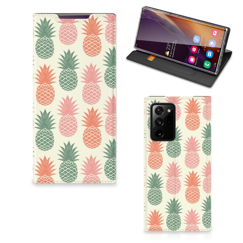 Samsung Galaxy Note 20 Ultra Flip Style Cover Ananas 