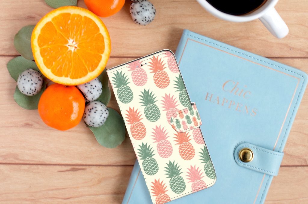 OPPO A17 Book Cover Ananas 