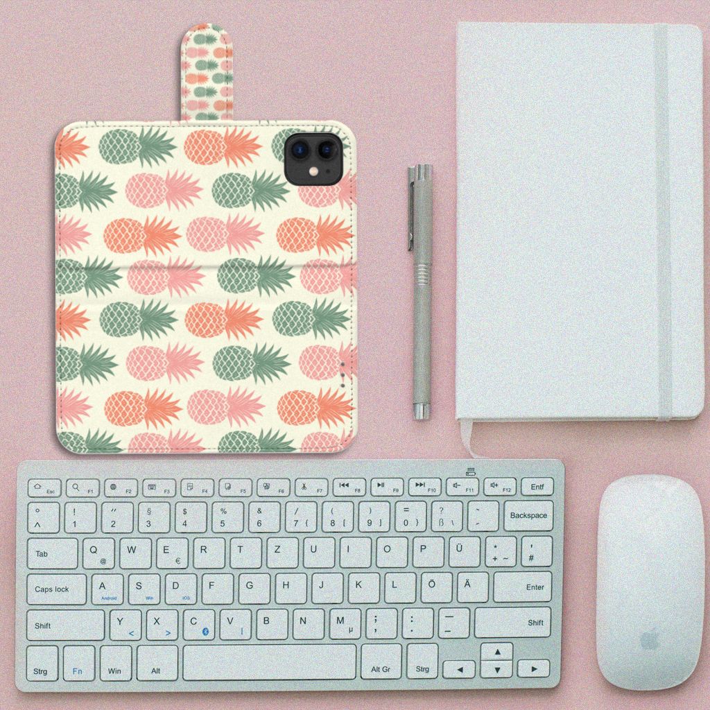 Apple iPhone 11 Book Cover Ananas 