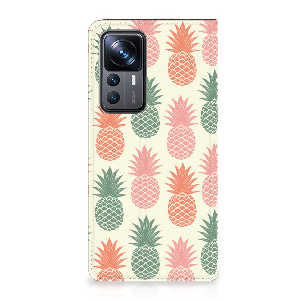 Xiaomi 12T | 12T Pro Flip Style Cover Ananas 