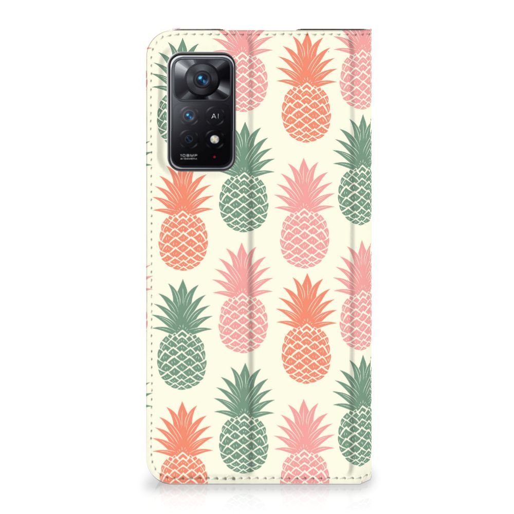 Xiaomi Redmi Note 11 Pro Flip Style Cover Ananas 