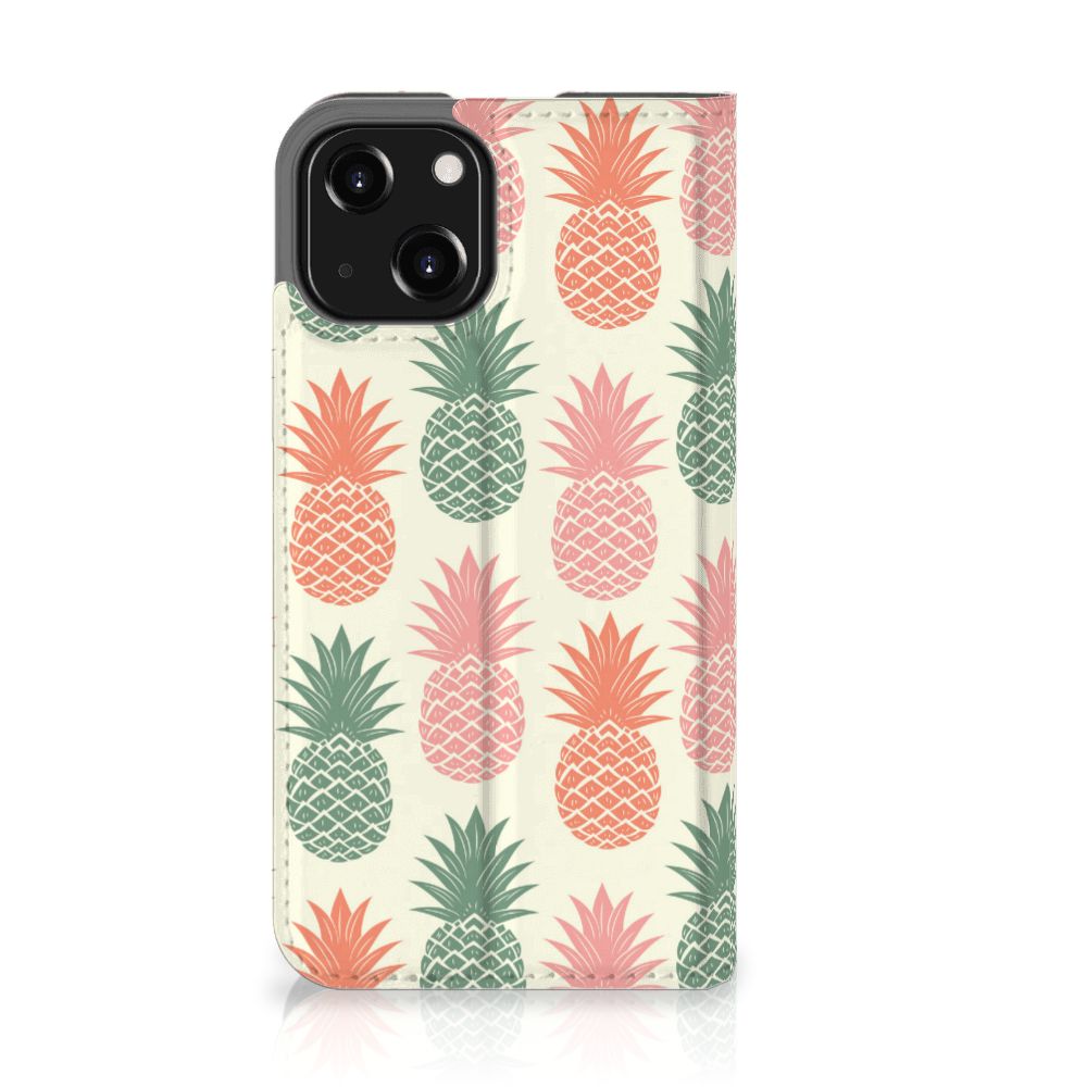iPhone 13 Mini Flip Style Cover Ananas 