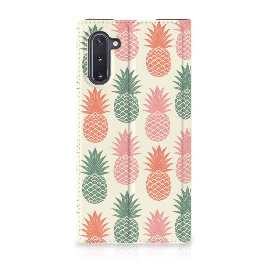 Samsung Galaxy Note 10 Flip Style Cover Ananas 