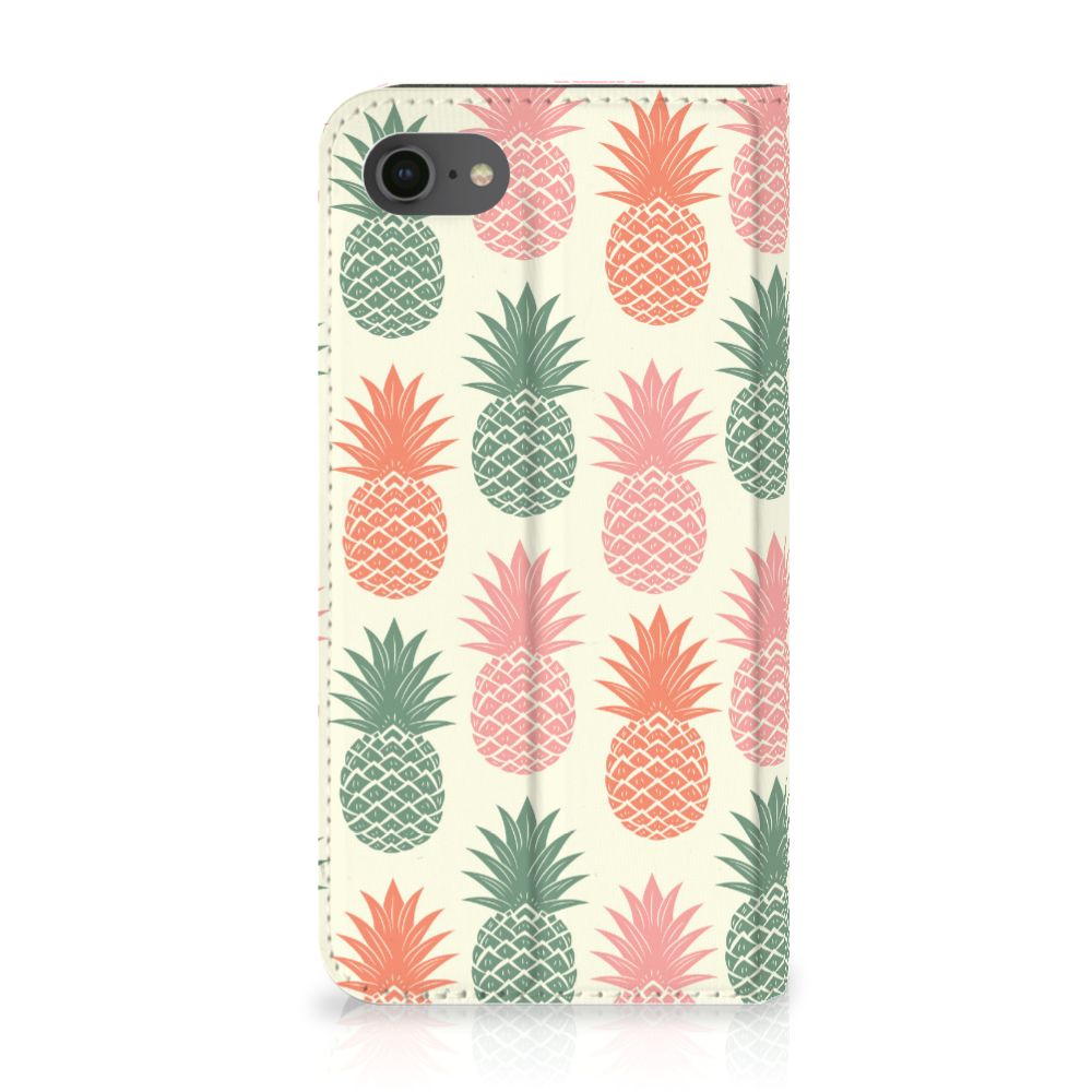 iPhone 7 | 8 | SE (2020) | SE (2022) Flip Style Cover Ananas 