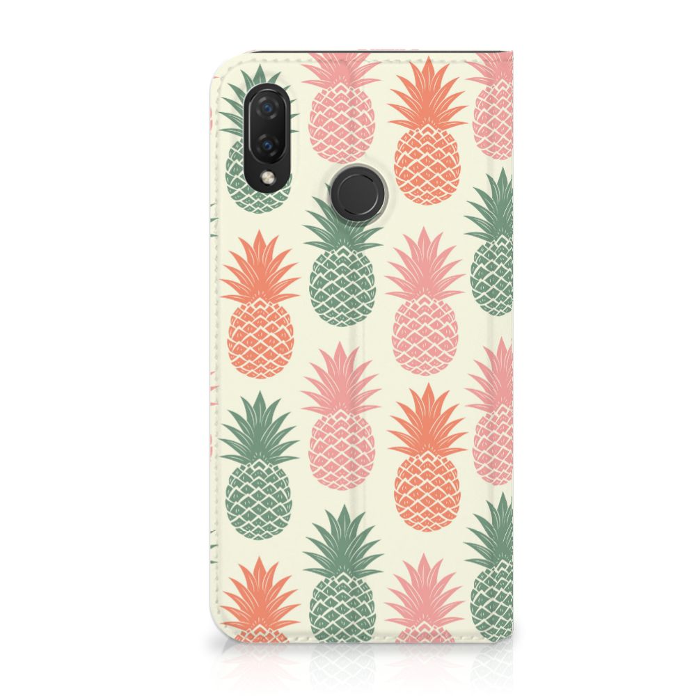 Huawei P Smart Plus Flip Style Cover Ananas 