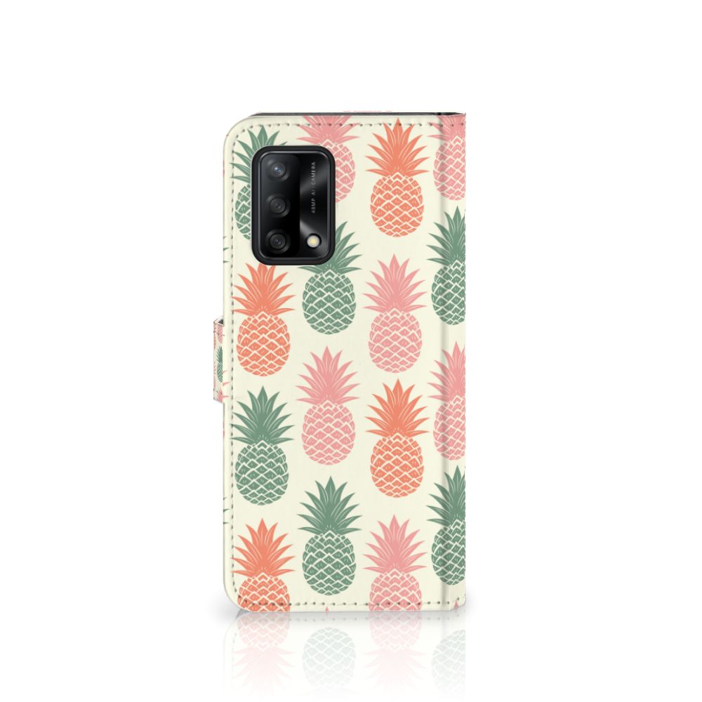 OPPO A74 4G Book Cover Ananas 