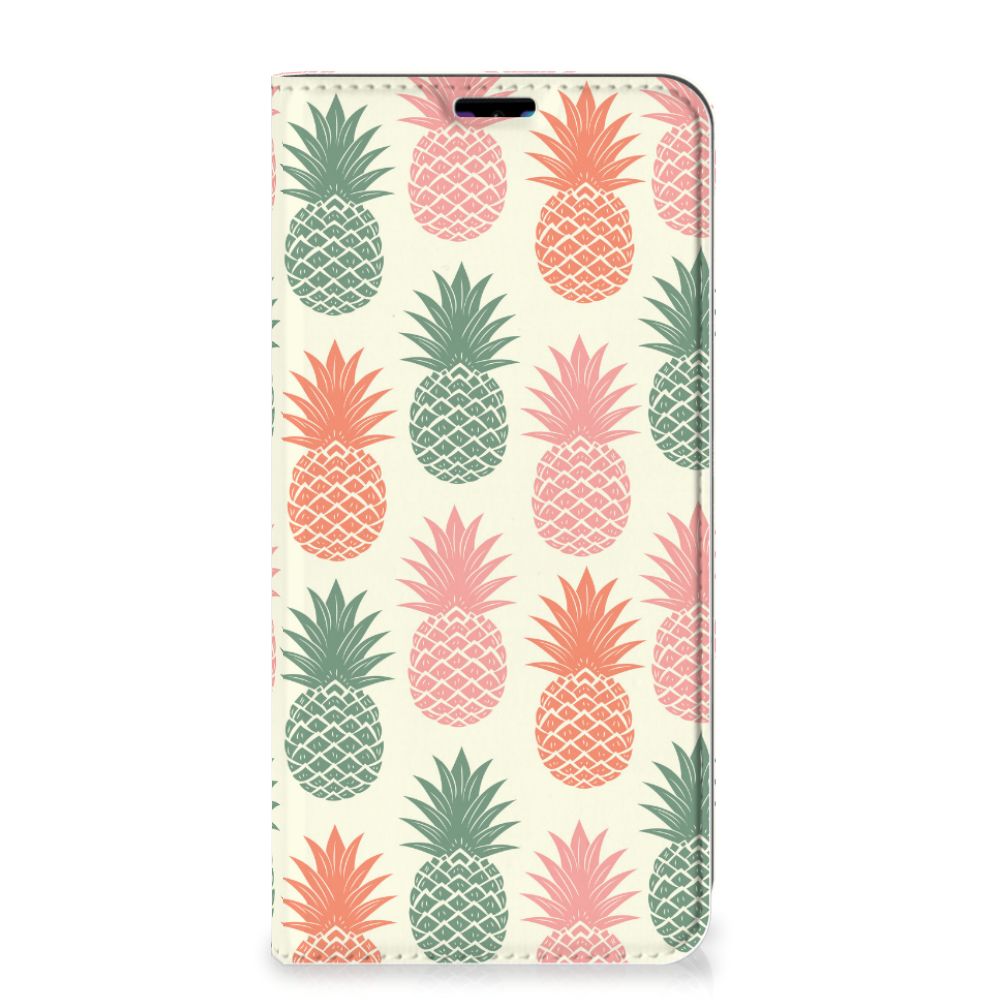 Huawei Y7 hoesje Y7 Pro (2019) Flip Style Cover Ananas 