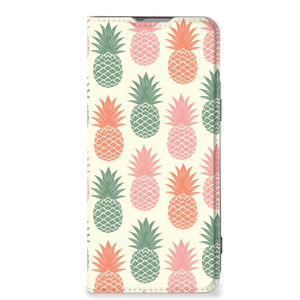 OnePlus Nord 2T Flip Style Cover Ananas