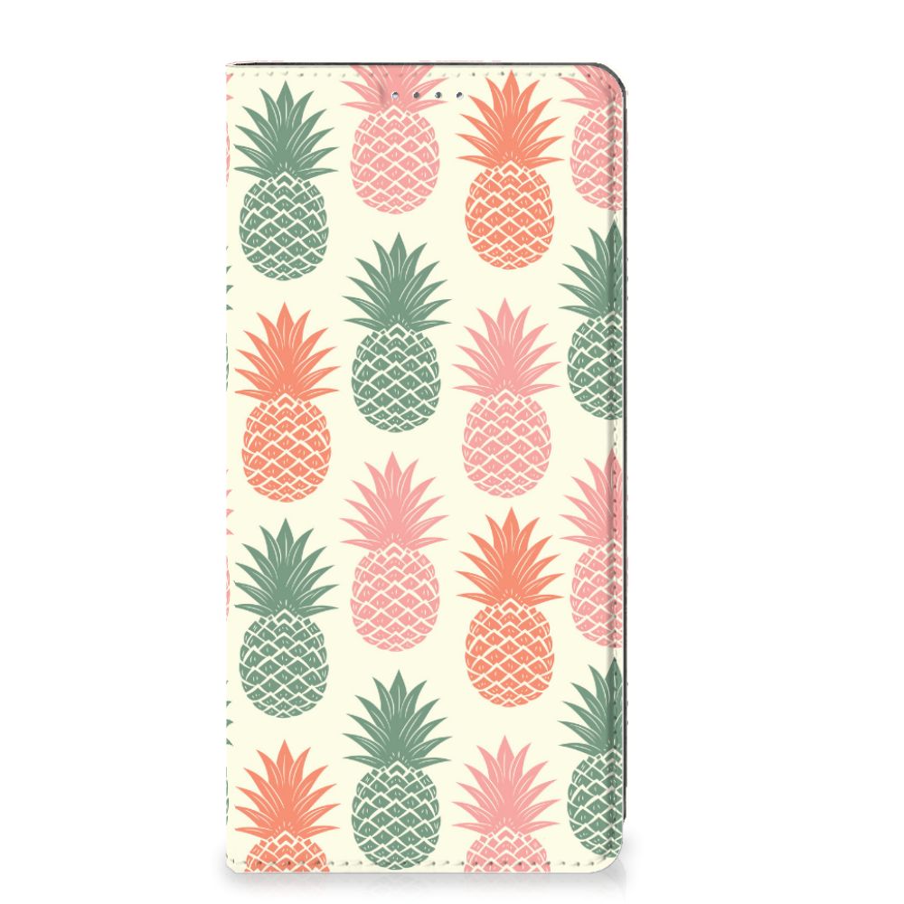 OPPO A57 | A57s | A77 4G Flip Style Cover Ananas 