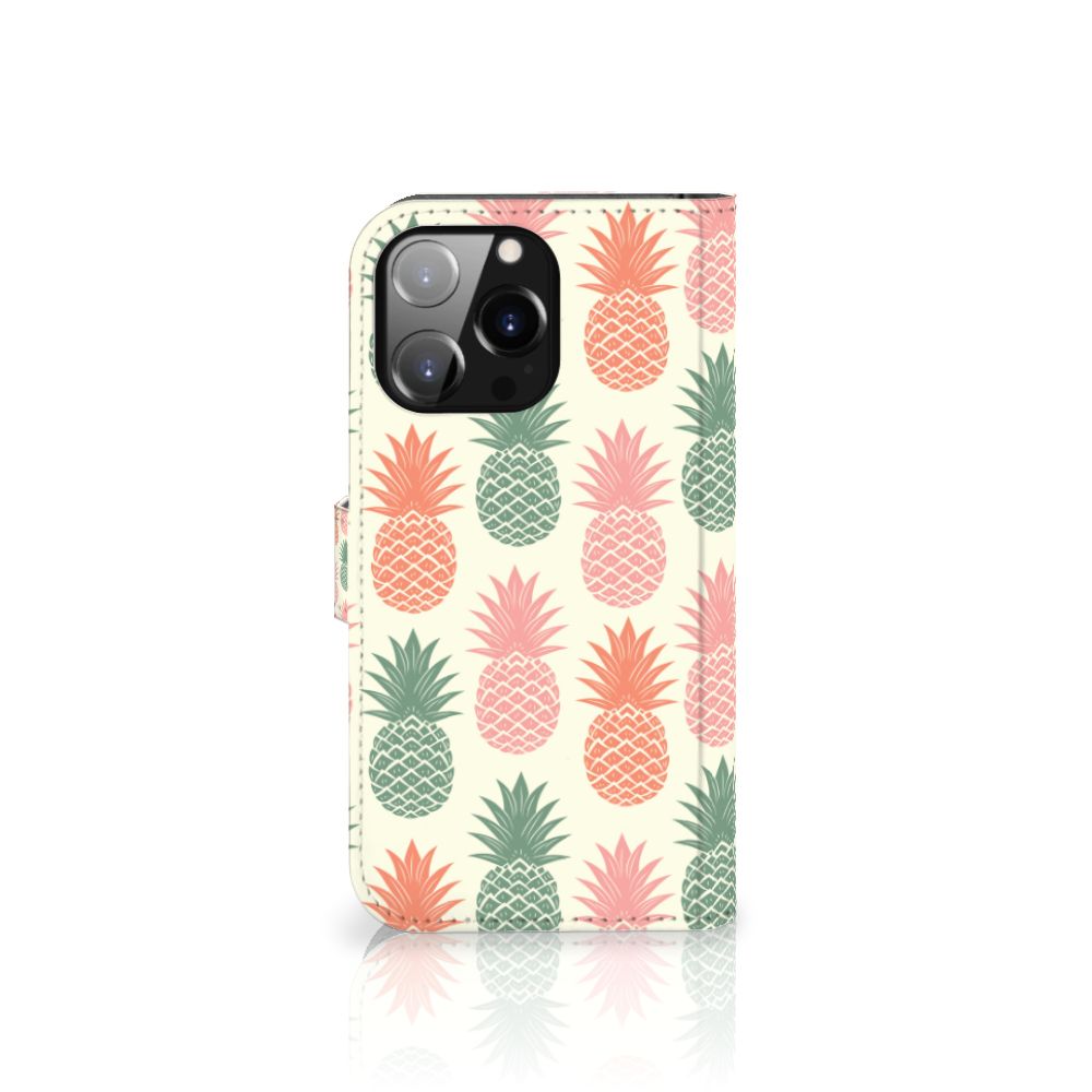 iPhone 14 Pro Max Book Cover Ananas 