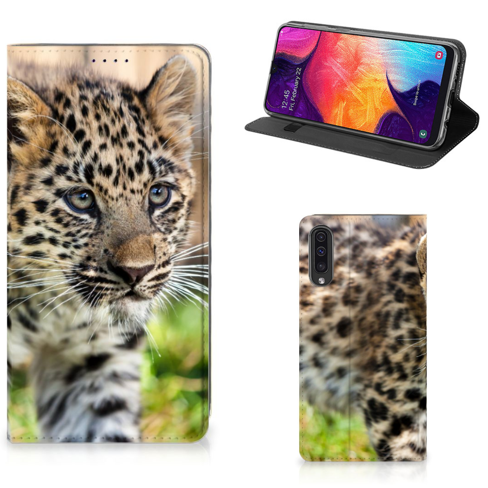 Samsung Galaxy A50 Hoesje maken Baby Luipaard