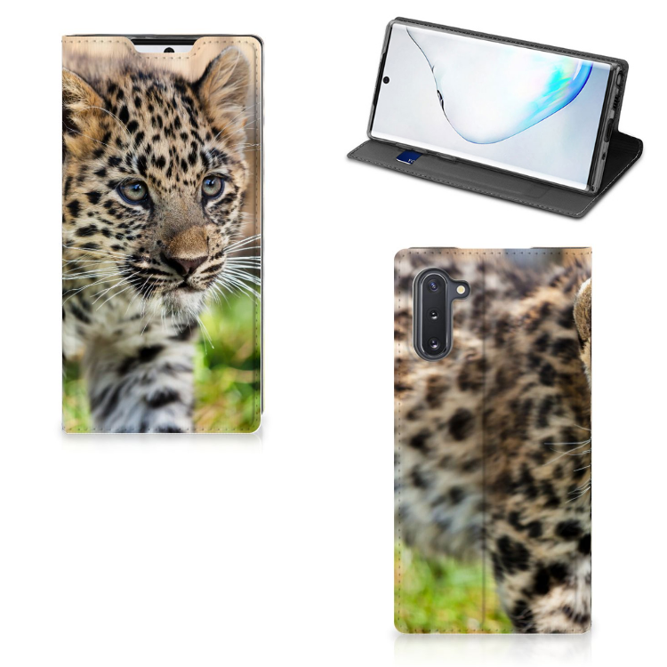 Samsung Galaxy Note 10 Hoesje maken Baby Luipaard