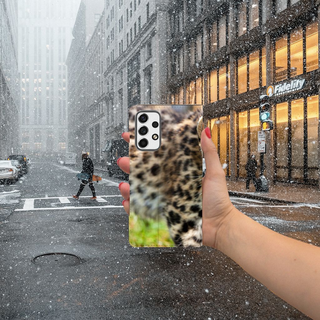 Samsung Galaxy A53 Hoesje maken Baby Luipaard