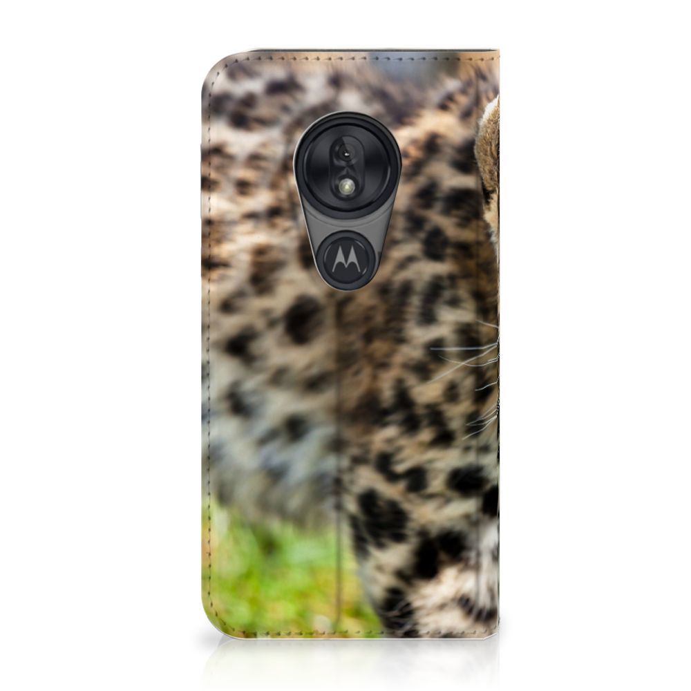 Motorola Moto G7 Play Hoesje maken Baby Luipaard