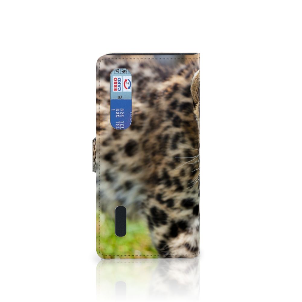 OPPO Find X2 Pro Telefoonhoesje met Pasjes Baby Luipaard