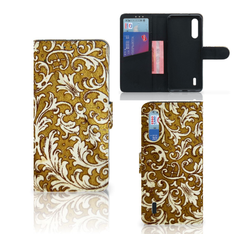 Wallet Case Xiaomi Mi 9 Lite Barok Goud