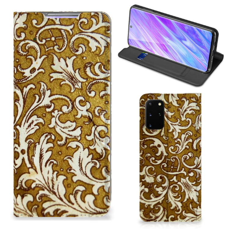 Telefoon Hoesje Samsung Galaxy S20 Plus Barok Goud