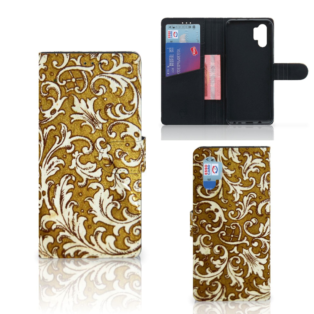 Wallet Case Samsung Galaxy Note 10 Plus Barok Goud