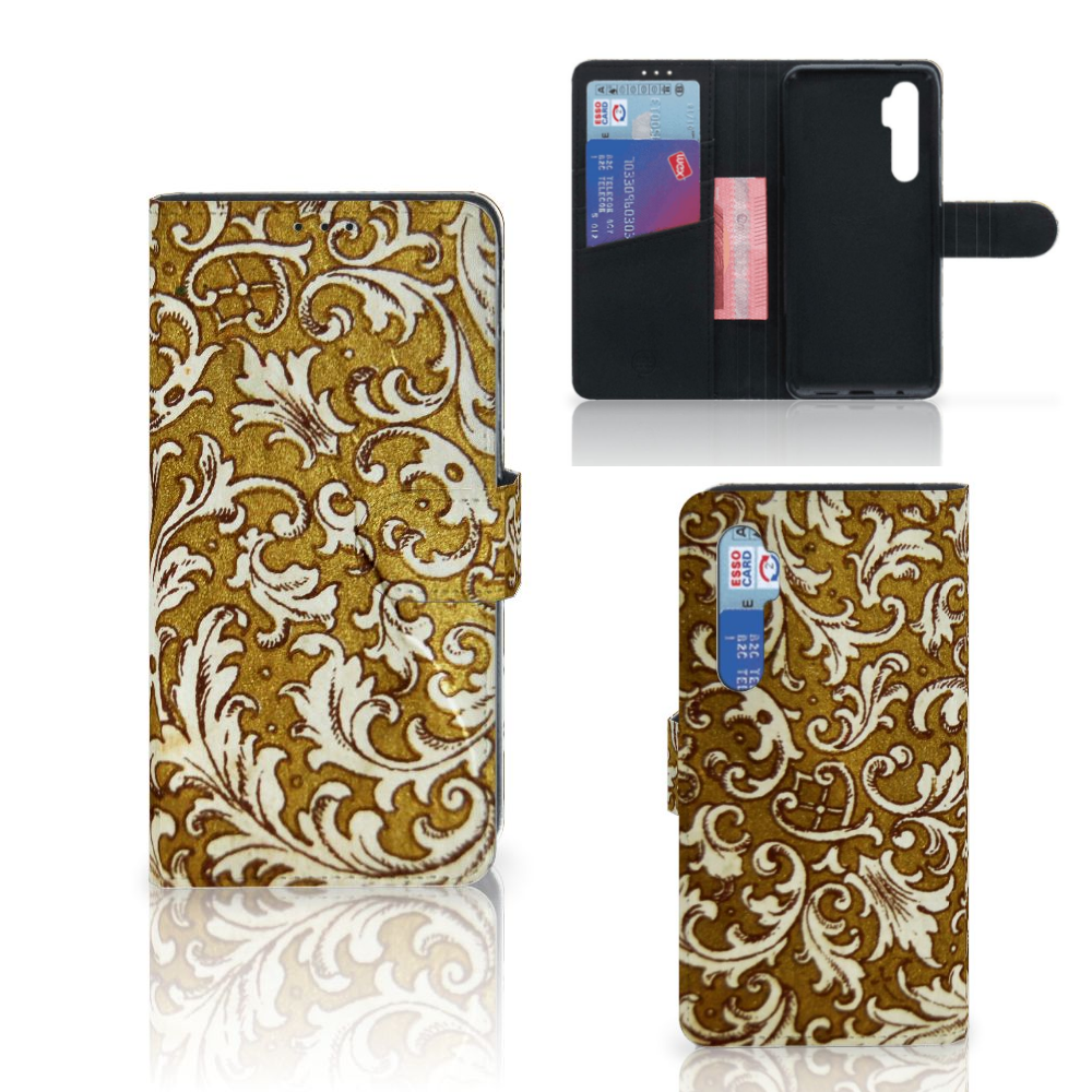 Wallet Case Xiaomi Mi Note 10 Lite Barok Goud