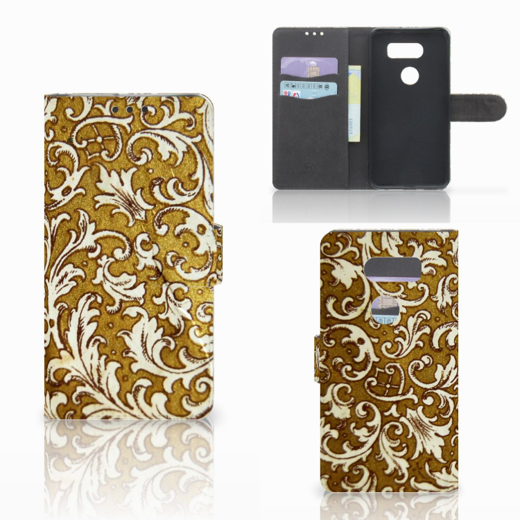 Wallet Case LG V30 Barok Goud