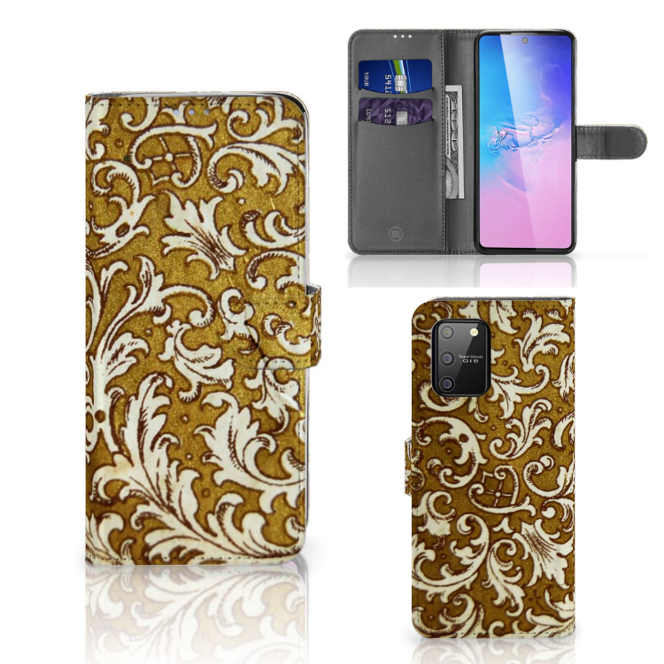Wallet Case Samsung S10 Lite Barok Goud