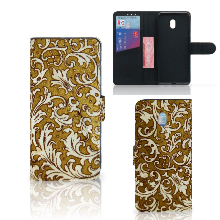 Wallet Case Xiaomi Redmi 8A Barok Goud