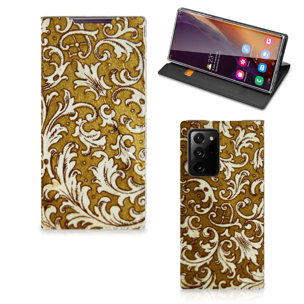 Telefoon Hoesje Samsung Galaxy Note 20 Ultra Barok Goud