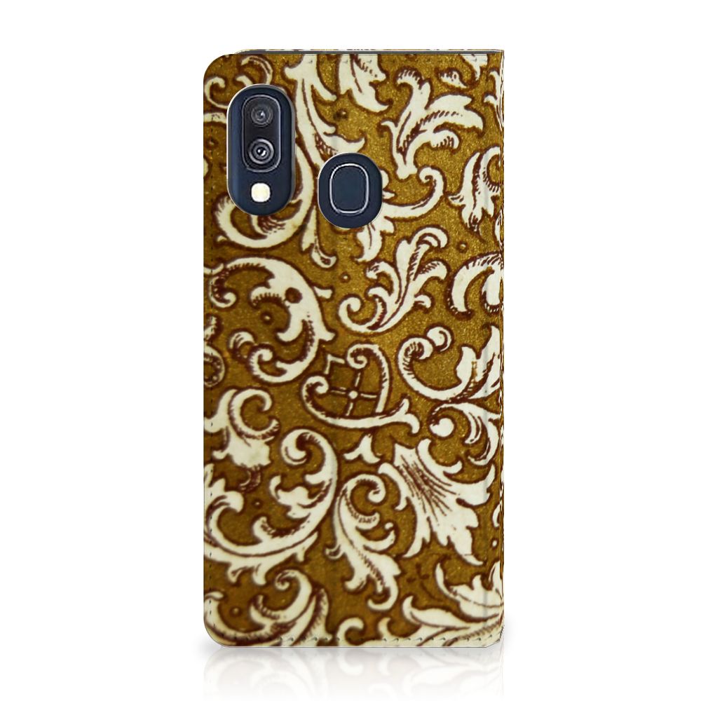 Telefoon Hoesje Samsung Galaxy A40 Barok Goud