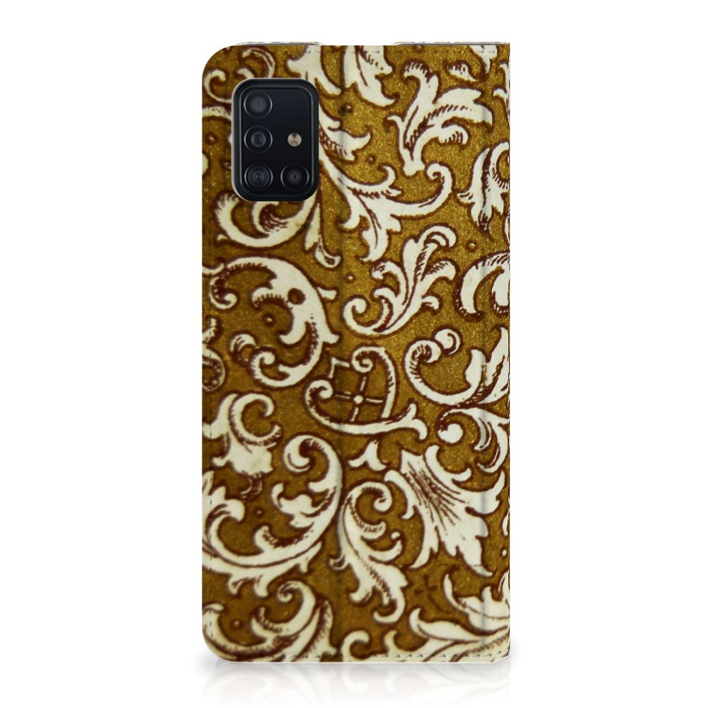Telefoon Hoesje Samsung Galaxy A51 Barok Goud