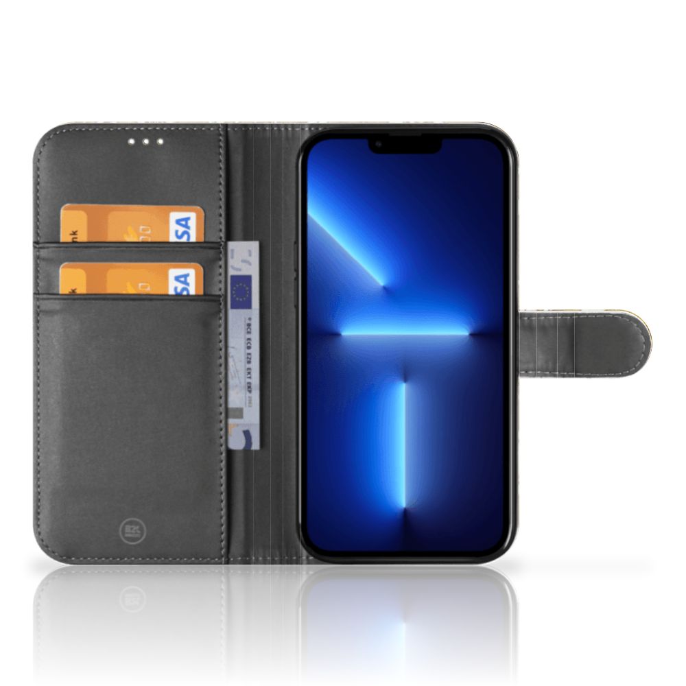 Wallet Case iPhone 13 Pro Max Barok Goud