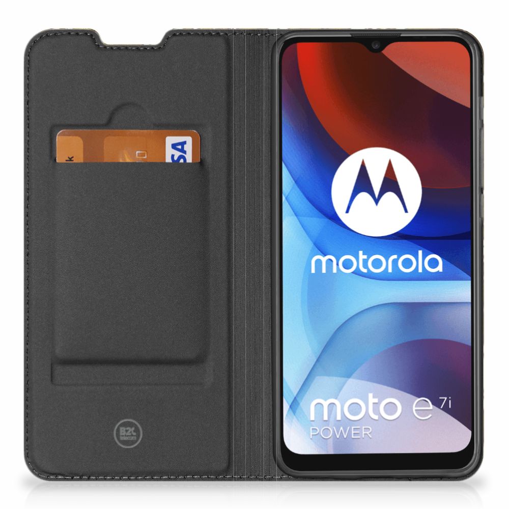 Telefoon Hoesje Motorola Moto E7 Power | E7i Power Barok Goud