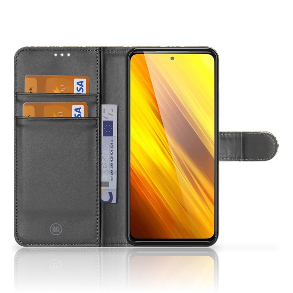 Wallet Case Xiaomi Poco X3 | Poco X3 Pro Barok Goud