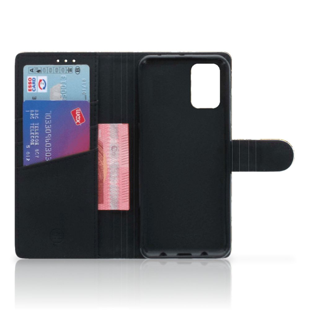 Wallet Case Samsung Galaxy A02s | M02s Barok Goud