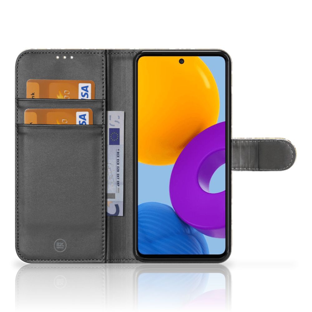 Wallet Case Samsung Galaxy M52 Barok Goud