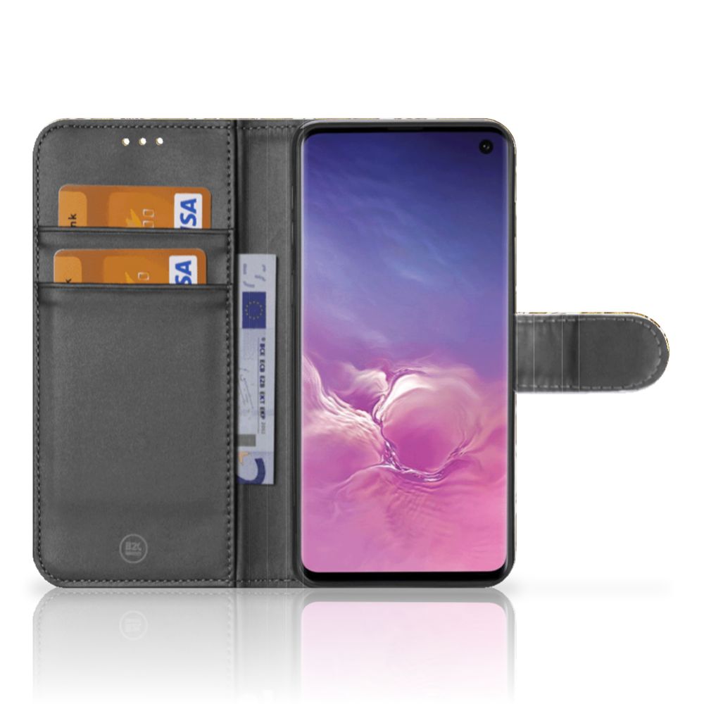 Wallet Case Samsung Galaxy S10 Barok Goud